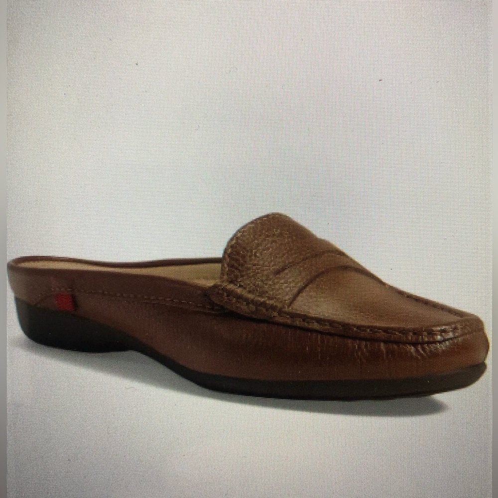 MARC JOSEPH - Union Penny Loafer Mule + Cognac Grainy + NWT